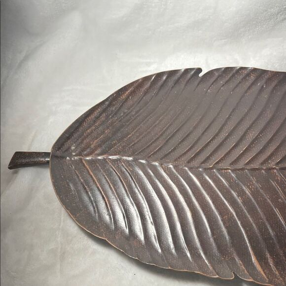 PartyLite Retired Island Escape Banana Leaf Tray - Picture 3 of 8